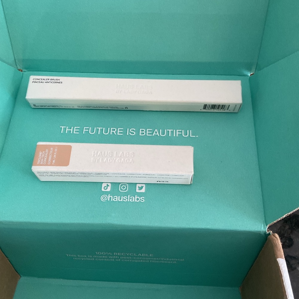 Haus Labs full size 7 mL concealer and concealer brush, new in package